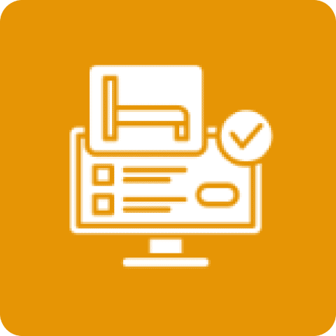 Hotel booking website symbol